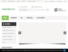 Tablet Screenshot of greenservice.it